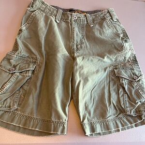 Fox Cargo Shorts Mens 33 Green